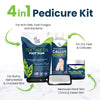 "Ultimate Foot Care Kit: Exfoliate, Smooth, and Revitalize Your Feet with Foot Cure's Complete Pedicure Set - Includes Dead Skin Foot File, Tea Tree Oil Foot Soak Salts, Intensive Urea Cream, and Callus Removal Gel - Made in the USA"