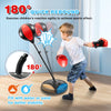 Punching Bag for Kids, Kids Boxing Bag with Stand, 3 4 5 6 7 8 9 10 Years Old Adjustable Kids Punching Bag, Boxing Equipment for Kids with Boxing Gloves, Boxing Set as Boys & Girls Toys Gifts