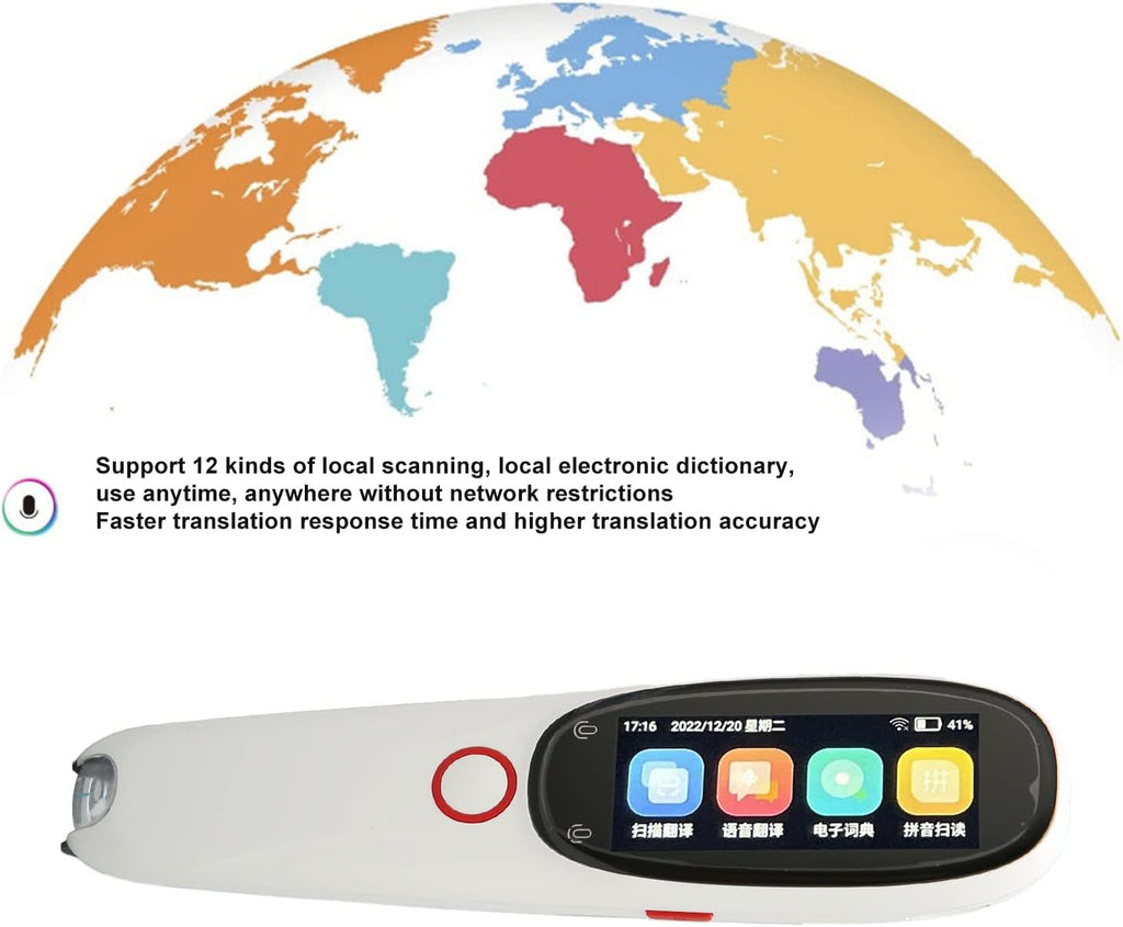 Intelligent Translation Pen 134 Languages Language Translator Device Wifi Portable Voice Translation Pen Mini Travel Language Translator Support Offline Use