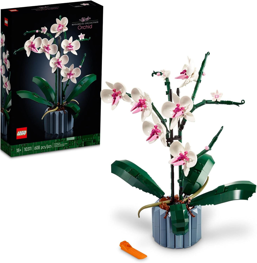 "LEGO Icons Orchid 10311: Exquisite Artificial Plant Building Set - Perfect Home Décor Gift for Adults, Enchanting Botanical Collection - Ideal Birthday and Anniversary Surprise for Her and Him"