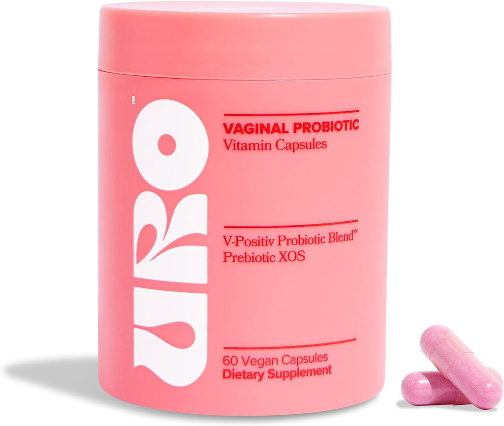 URO Vaginal Probiotics for Women Ph Balance with Prebiotics & Lactobacillus Probiotic Blend - Women'S Vaginal Health Supplement - Promote Healthy Vaginal Odor & Vaginal Flora, 30 Servings (Pack of 1)