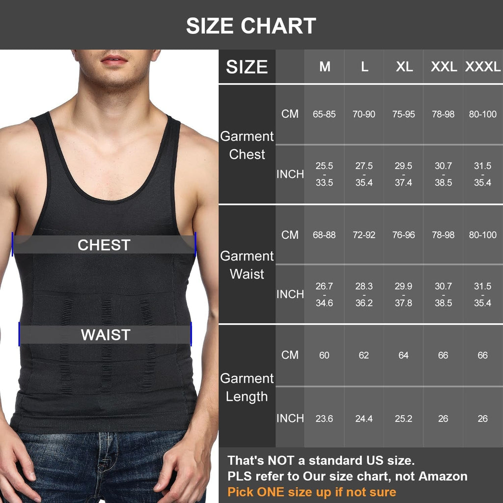 "Odoland Men's Slimming Shirt: Enhance Your Physique with Thermal Compression Technology!"