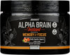 Onnit Alpha Brain Instant Support Powder Dietary Supplement, Memory & Focus, Peach Flavor, Gluten Free, 3.8 Oz