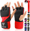 WYOX Gel Quick Hand Wraps for Boxing MMA Kickboxing - Ez-Off & on - Padded Knuckle with Wrist Wrap Protection for Men Women Youth