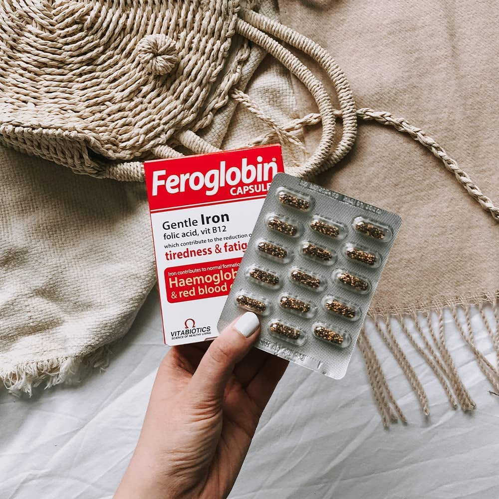Feroglobin Vitabiotics Organic Vitamin and Mineral Capsules 30 Capsules