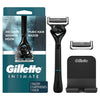 Gillette Intimate Manscape Razor for Men, Men’S Pubic Razor, Manscaping, Gentle and Easy to Use, Designed for Pubic Hair, 1 Razor Handle, 2 Razor Blade Refills, Manscaping Body Razor, Mens Razor