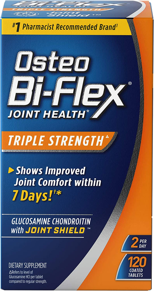 Osteo Bi-Flex Triple Strength(5), Glucosamine Chondroitin with Vitamin C Joint Health Supplement, Coated Tablets, 40 Count