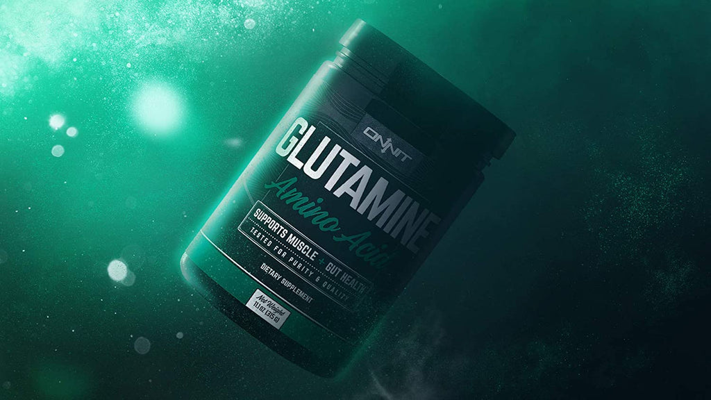 Onnit Glutamine | Boosts Aerobic Performance, Reaction Time and Gut Health | NSF Certified for Sport | 60 Servings (Unflavored)