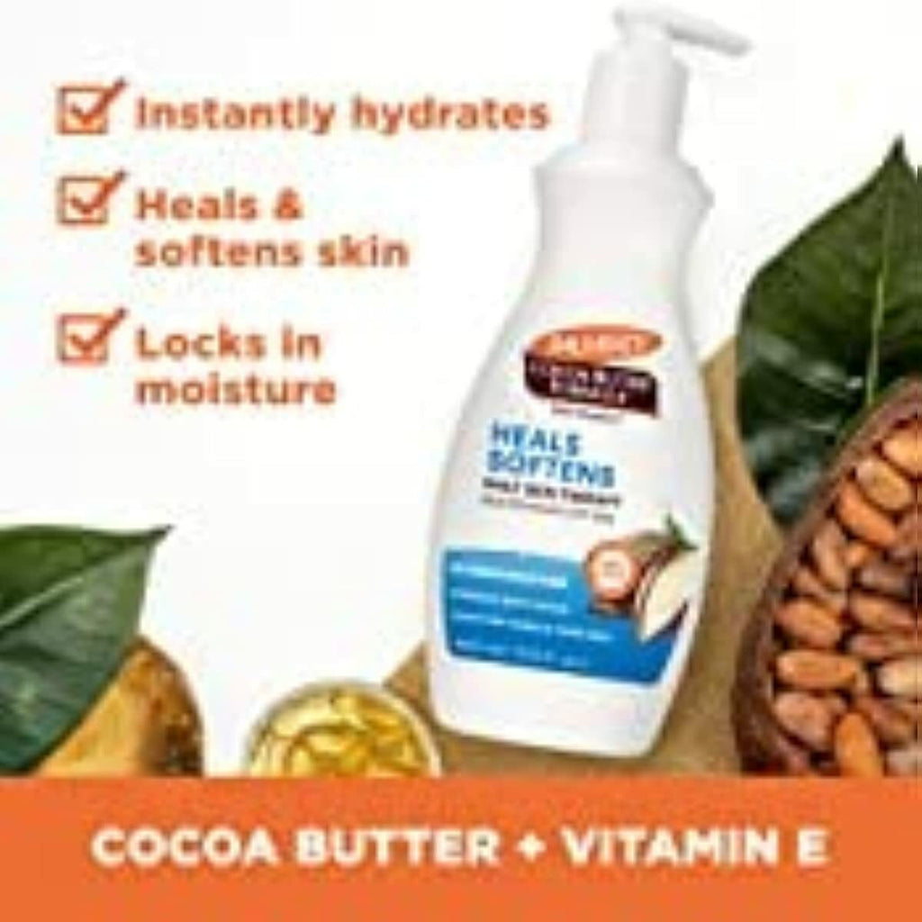 Palmer's Cocoa Butter Formula Daily Skin Therapy Cocoa Butter Body Lotion for Dry Skin, Hand & Body Conditioner, Pump Bottle,13.5 Oz