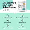 ColonBroom Psyllium Husk Powder Colon Cleanser - Safe Colon Cleanse for Constipation Relief, Bloating Relief & Gut Health (60 Servings)
