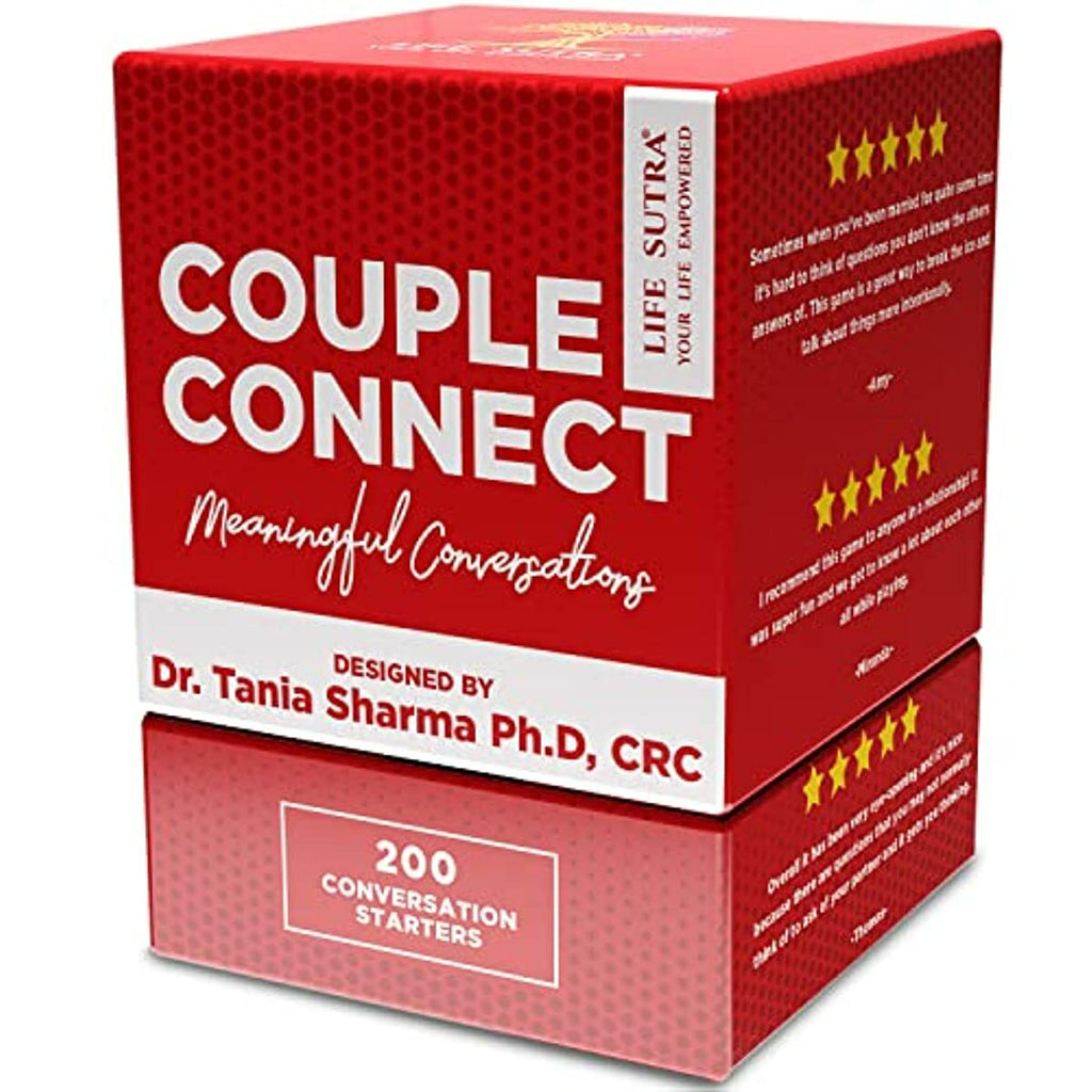 Couple Games - by USA Psychologist - 400 Conversation Starters and Activities - Improve Communication, Romance and Trust - Card Game for Couples or Singles (Gift Set: Romantic Conversations)
