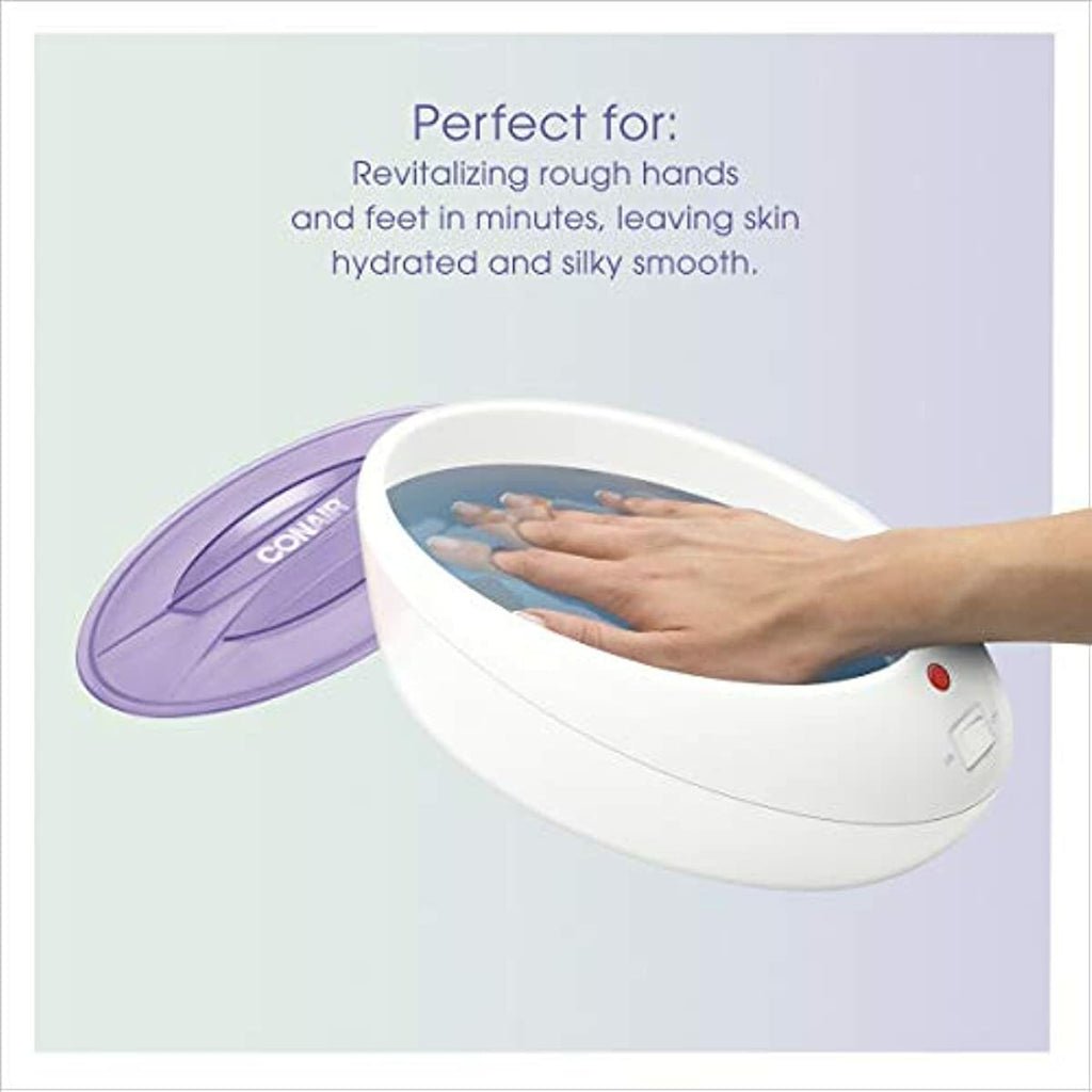 Conair Paraffin Wax Spa Treatment, Thermal Paraffin Spa Moisturizing Wax Treatment System by True Glow, Purple