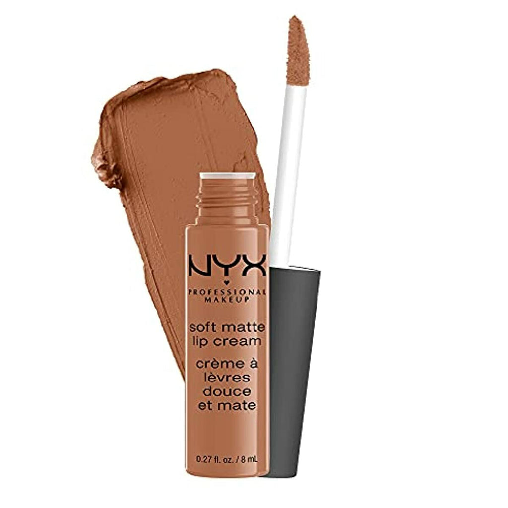 NYX PROFESSIONAL MAKEUP Soft Matte Lip Cream, Lightweight Liquid Lipstick - London (Mid-Tone Beige)