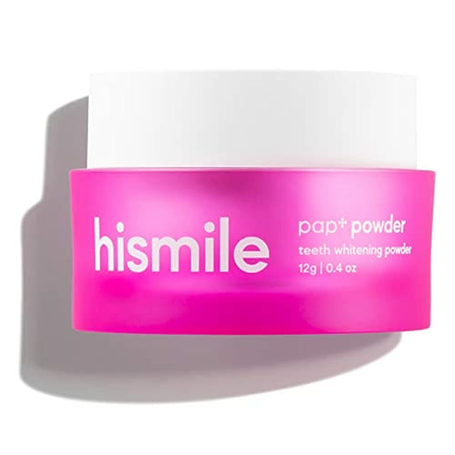 Hismile Pap+ Teeth Whitening Powder, Enamel Safe Whitening, Active Whitening Ingredients, Active Teeth Whitening, Tooth Powder for Sensitive Teeth, Advanced Stain Removal