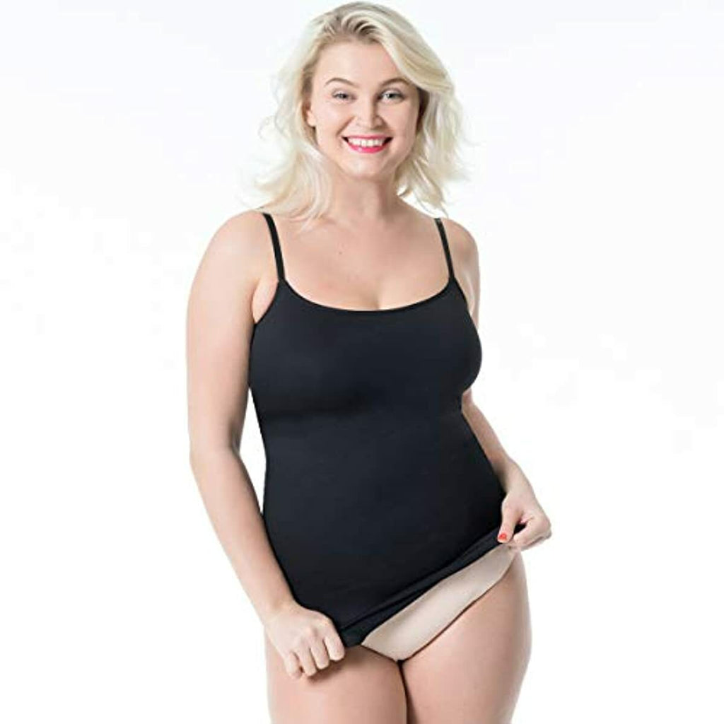 EUYZOU Women's Tummy Control Shapewear Tank Tops - Seamless Body Shaper Compression Top