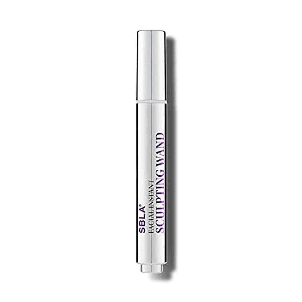 SBLA Vitamin C Serum for Face with Hyaluronic Acid, Facial Sculpting Wand, Anti-Aging Serum | Firms & Lifts Lines Around Eyes, Forehead, Lips, Nasolabial Folds & Cheeks | 0.23 Fl Oz (100 doses)