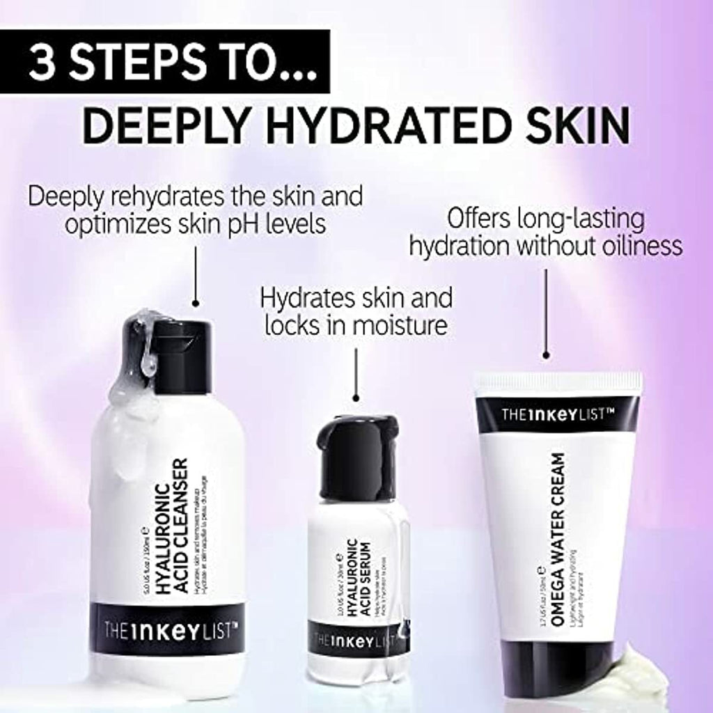 The INKEY List Omega Water Cream Moisturizer, Lightweight Oil-Free Face Moisturizer for Dry Skin, Control Oil Levels and Even Skin Tone, 1.69 fl oz