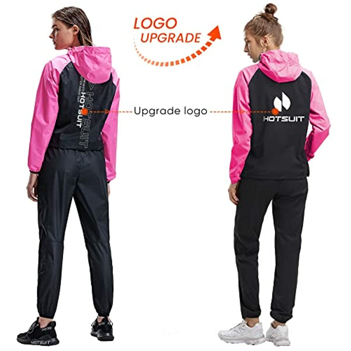 HOTSUIT Sauna Suit Women Weight Loss Boxing Gym Sweat Suits Workout Jacket-Excellent for Windproof and Waterproof