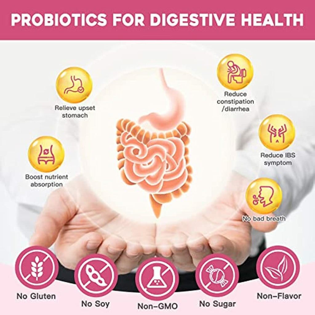 Probiotics for Women Probiotic Powder Supplement - Prebiotics and Probiotics for Weight Loss, Immune and Digestive Health Support