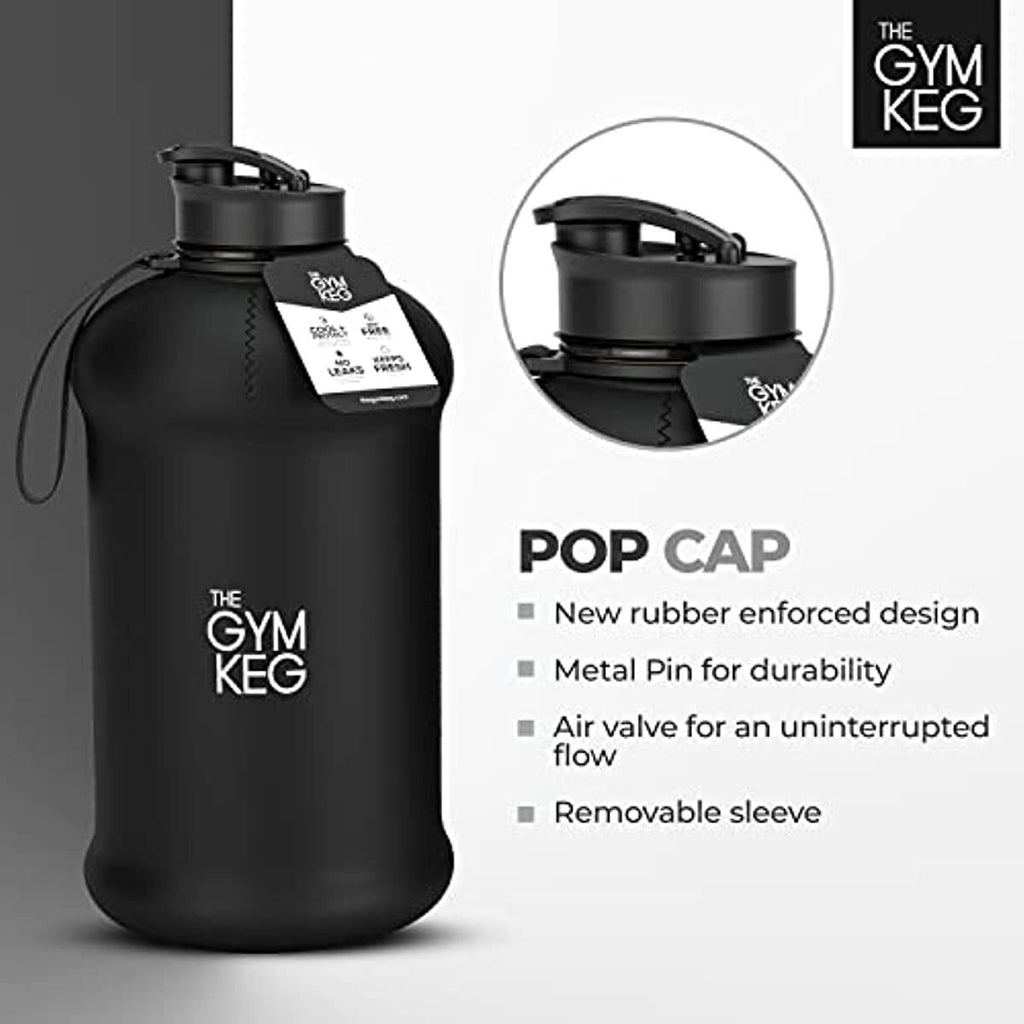 Big Water Bottle for Gym Fitness Workout Reusable Sport Half Gallon Water  Bottle