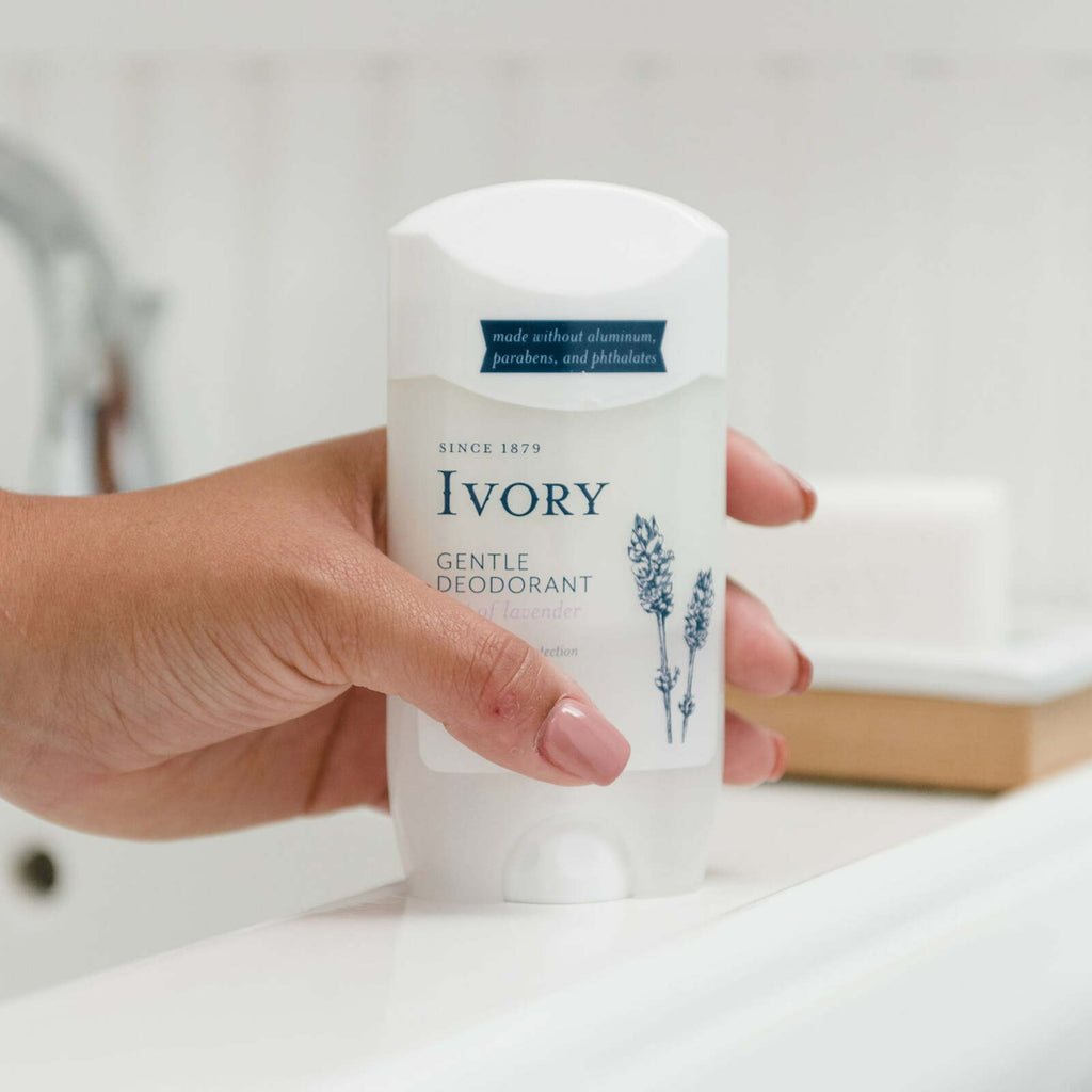 Ivory Gentle Aluminum Free Deodorant Hint of Lavender, 2.4 oz