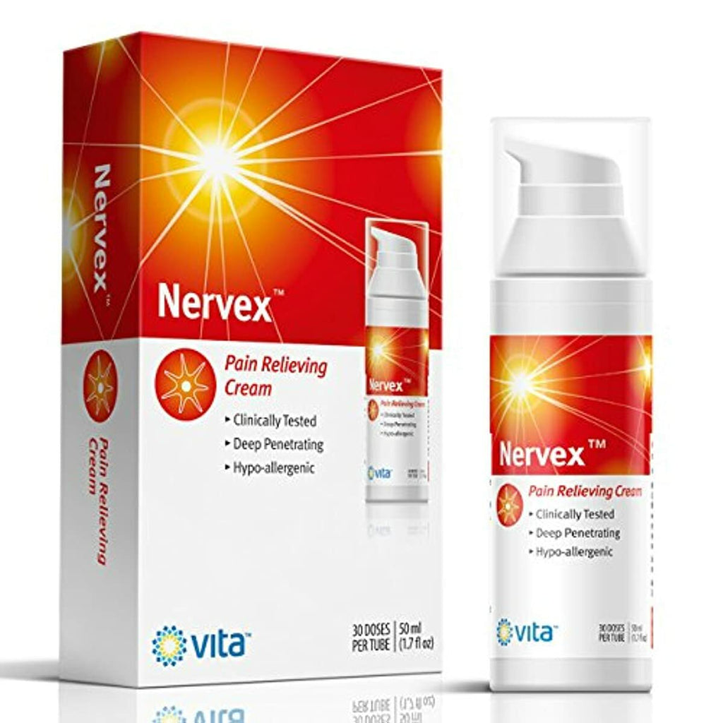 Vita Sciences Maximum Neuropathy Support, Peripheral Neuropathy, Fibromyalgia Scientifically Developed for Effective Natural Nerve Pain Fast Relief Cream Treatment for Feet, Hands, Legs, Toes | Nervex