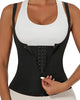 Waist Trainer Vest for Women,Zipper Corset Body Shaper for Tummy Control Neoprene Cincher Tank Top with Straps-EFFICIENT FAT BURNING & BACK SUPPORT