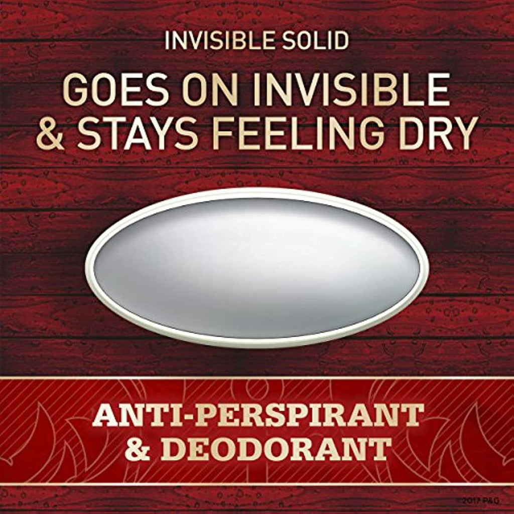 Old Spice Antiperspirant and Deodorant for Men, Invisible Solid, Swagger Scent, 3.4 Oz, Pack of 3