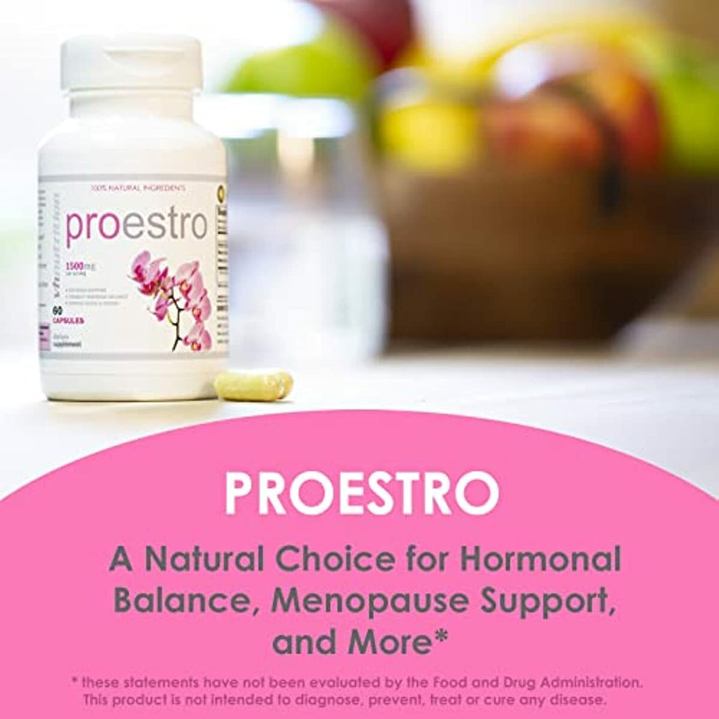 Proestro - Estrogen Supplement for Women - Extra Strength Hormone Balance for Her | Capsules with an Exclusive Estrogen Booster Formula in Easy to Swallow Pills - 30 Day Supply
