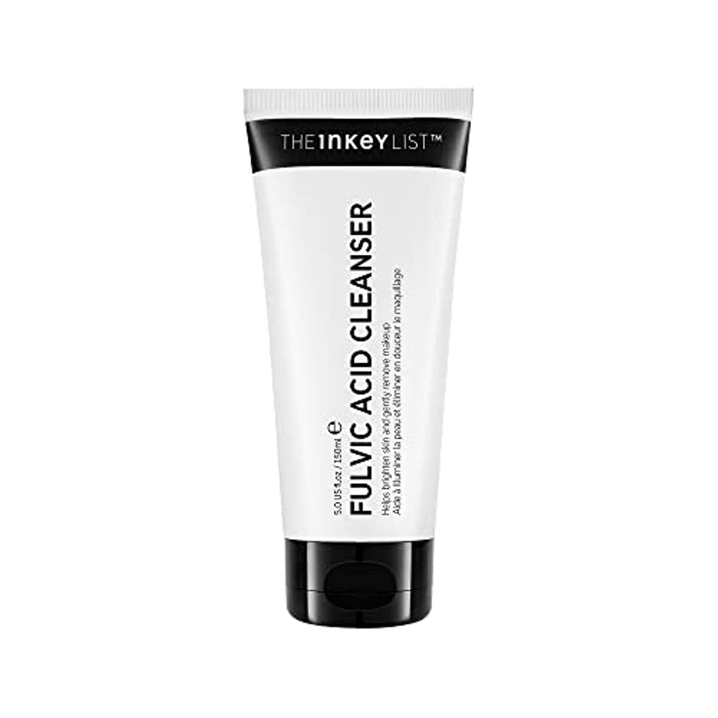The INKEY List Fulvic Acid Brightening Cleanser, Gel Face Cleanser Gently Exfoliates and Removes Makeup, Improves Uneven Skin Tone, 5.07 fl oz