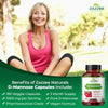 Zazzee D-Mannose 180 Vegan Capsules, 1000 mg per Serving, Pure, Potent and Fast-Acting, Extra Strength Dosage, Vegan, Non-GMO and All-Natural