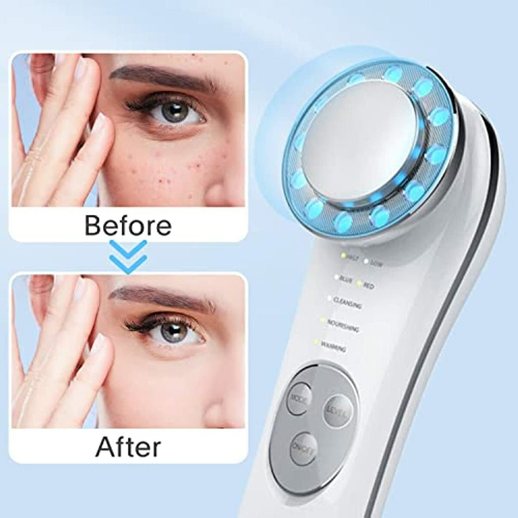 Facial Massager, Skin Care Tools 7 in 1 High Frequency Facial Machine, Skin Care Galvanic Facial Machine