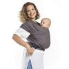 Boba Wrap Baby Carrier - Original Stretchy Infant Sling, Perfect for Newborn Babies and Children up to 35 lbs (Grey)