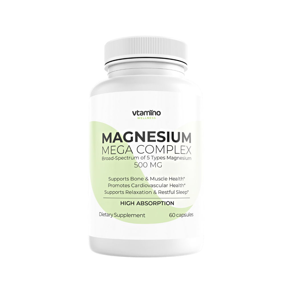 Vtamino Stress & Anxiety Relief Treatment - Vtamino Stress Away + Ashwagandha + Magnesium Mega Complex