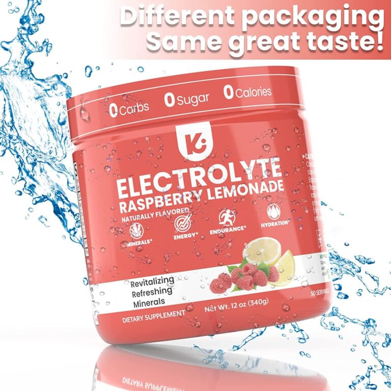 KEPPI Keto Electrolytes Powder | Raspberry Lemonade 50 Serves | Keto Electrolytes Powder No Sugar | Electrolytes Mix Easily - Electrolytes Powder, Keto Electrolytes, Sugar Free.