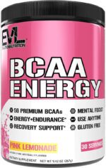 "Maximize Muscle Recovery and Endurance with EVL Bcaas Amino Acids Powder - Energize Your Workouts and Enhance Lean Growth - Refreshing Orange Mango Flavor"