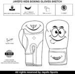 Jayefo Boxing Gloves for Kids & Children - Youth Boxing Gloves for Boxing, Kick Boxing, Muay Thai and MMA - Beginners Heavy Bag Gloves for Heavy Boxing Punching Bag - 4 and 6 Oz - Black