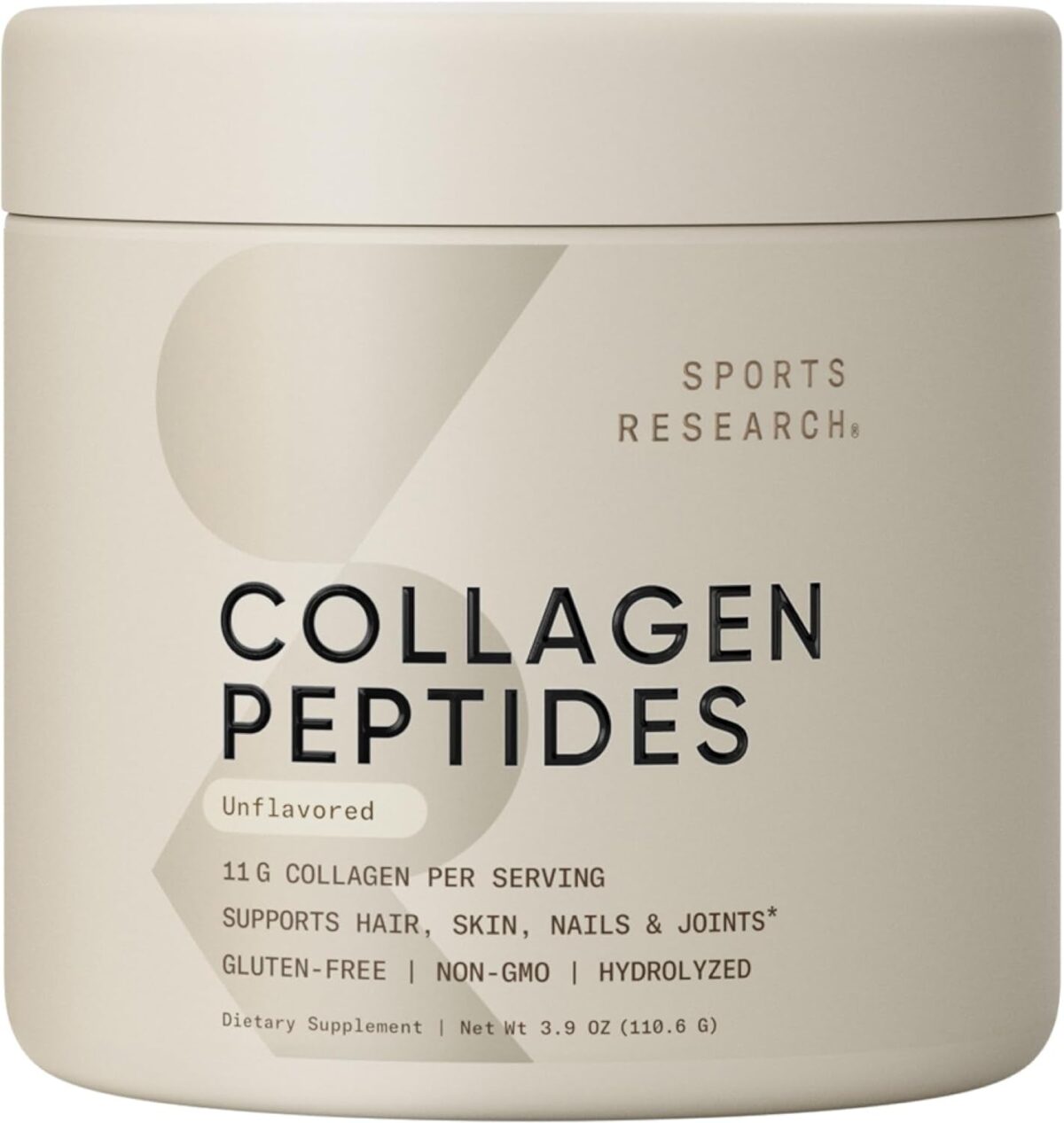 Collagen Peptides - Hydrolyzed Type 1 & 3 Collagen Powder Protein Supplement for Healthy Skin, Nails, & Joints - Easy Mixing Vital Nutrients & Proteins, Collagen for Women & Men