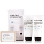 "MARLOWE. Ultimate Grooming Kit | No. 203 | Includes Exfoliating Soap Bar, Refreshing Facial Cleanser & Hydrating Moisturizer | Perfect Men's Gift Set"