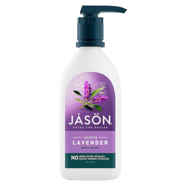 "Luxurious JASON Lavender Body Wash & Shower Gel - Indulge in a Calming 30 Oz Experience!"