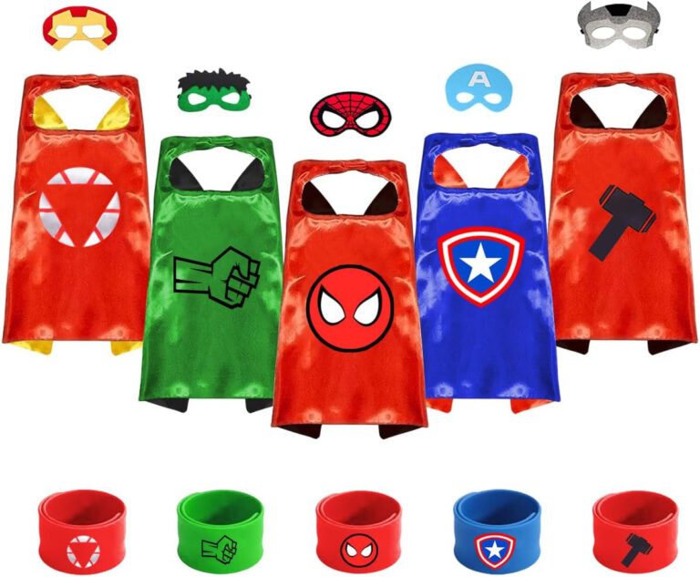 "Fera Superhero Capes and Accessories Set - Perfect Gifts for Boys and Girls, Ages 3-10, Ideal for Christmas and Halloween"