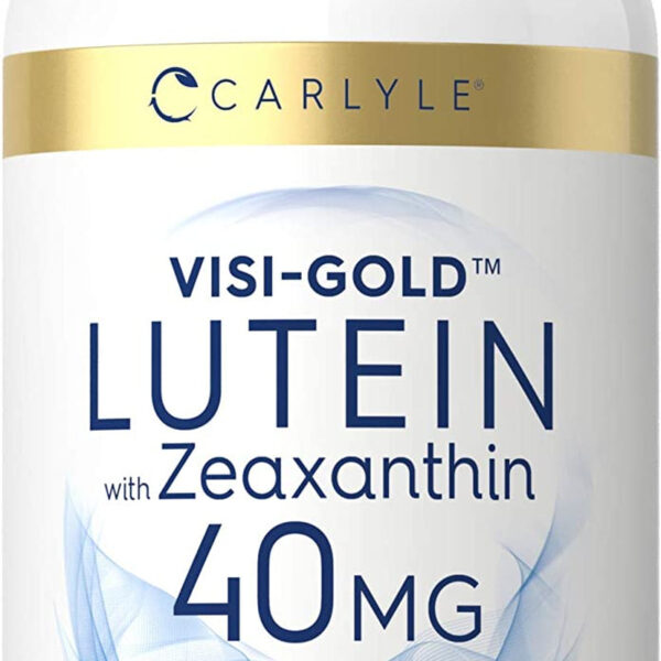 Carlyle Lutein and Zeaxanthin 40 Mg | 180 Softgels | Eye Health Vitamins | Non-Gmo & Gluten Free Supplement