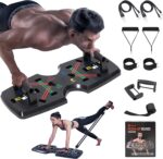 "Ultimate Portable Push Up Powerhouse: AERLANG 10-in-1 Foldable Push Up Board - Unleash Your Full Strength Potential!"