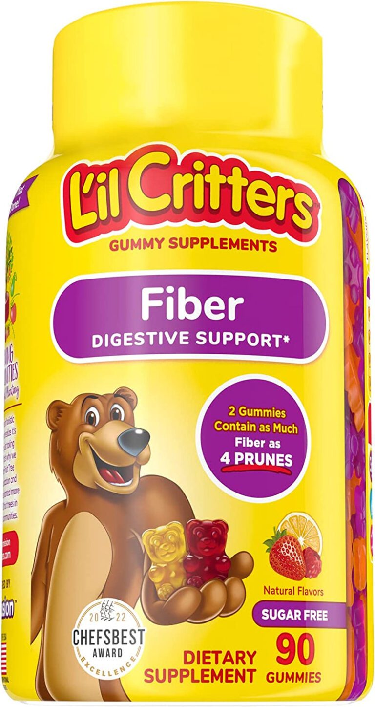 "L'il Critters Kids Fiber Gummy Bears Dietary Supplement, 90 Count"