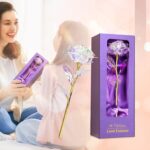 "Rainbow Rose Flower Gift Set: Perfect Mom Birthday & Christmas Present for Women - Ideal Gifts from Daughter, Son, and Grandchildren - Celebrate Mom, Wife, Grandma, and Anniversary with this Special Gift for Her!"