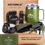 "Ultimate Survival Kit: The Perfect Gift for Adventurous Men - 12-in-1 Gear and Equipment Set, Ideal for Fishing, Hunting, and Outdoor Enthusiasts - Great Birthday or Christmas Present for Dad, Husband, Boyfriend, and Teens!"