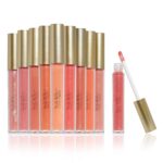 "Shimmering Beauty: Nicole Miller 10 Pc Lip Gloss Collection - Vibrant and Long-Lasting Colors for Women and Girls (Green)"