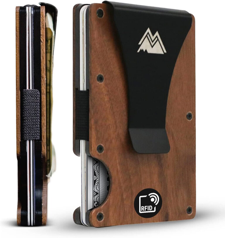 "Ultimate Adventure Companion: Mountain Voyage Minimalist Wallet - Sleek RFID Wallet, Durable & Stylish, Easy Access to Cards and Cash, Perfect for Men on the Go!"