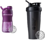 "Ultimate Blenderbottle Sportmixer: Power up with Protein Shakes and Pre Workout! 28-Ounce Plum Shaker Bottle, Unleash the Fitness Beast with 1 Count (Pack of 1)"