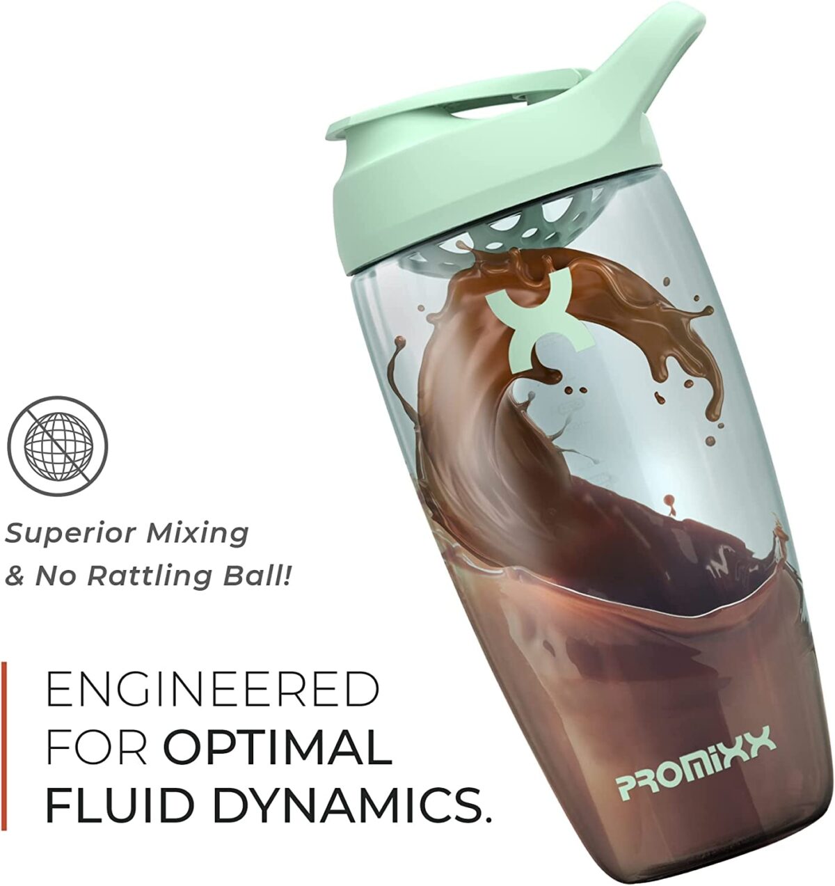 "Ultimate Protein Powerhouse: Promixx PURSUIT Gym Protein Shaker Bottle - Unleash Your Fitness Potential with Premium Sports Blender Bottles for Delicious Protein Mixes and Supplement Shakes - Effortless Cleaning, Unbreakable Protein Shaker Cup"